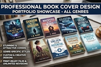 do book cover design, book formatting, typesetting, kdp book layout design