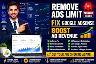 remove ad limit from your account and start showing ads properlyi will re