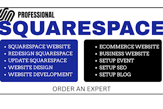redesign squarespace website, edit wix online store, update wix squarespace seo