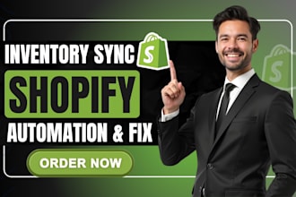 integrate shopify api build automated shopify dropshipping store inventory sync