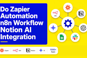 do zapier automation, n8n workflow, notion ai integration
