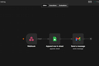 build an automated lead capture system that saves leads to google sheets