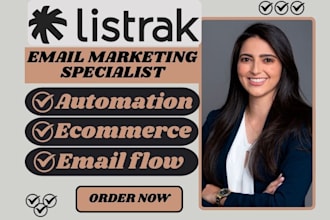 set up listrak ecommerce email automation flows