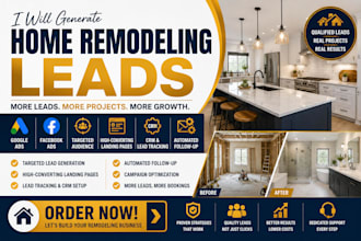 setup home remodelling facebook ads construction google ads zapier automation