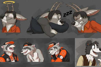 draw furry telegram sticker nsfw discord animated furry reference fursuit emotes