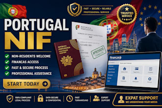 obtain your portugal nif and portal das financas login access