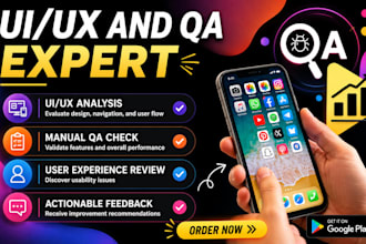 do usability testing website testing app testing qa manual testing ui ux testing