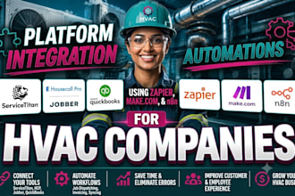 integrate servicetitan housecall pro jobber quickbooks using zapier makecom n8n