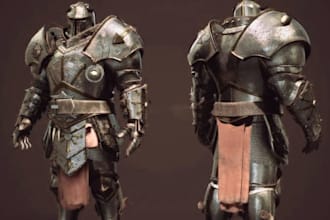 fix or port skyrim mods, weapons, armor and 3d game assets
