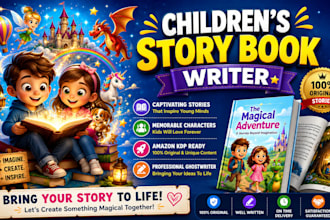 write captivating children story book kids stories ebook writing