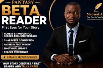 beta read fantasy beta reader novel with detailed reader feedback