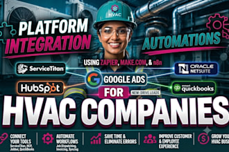 integrate servicetitan hubspot netsuite quickbooks google ads for hvac company