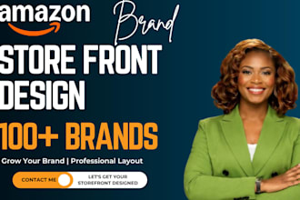 setup amazon brand store, design amazon storefront, amazon fba store setup