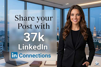 repost your content with my 37k linkedin connections
