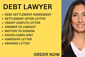 handle debt settlement, debt negotiation, creditor disputes, and debt relief