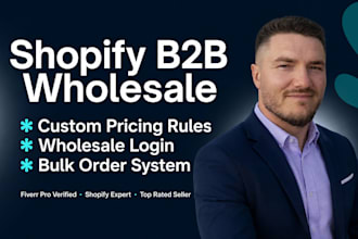 build a b2b shopify wholesale ecommerce store