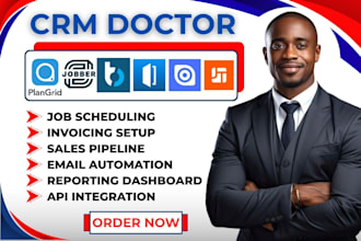 setup construction CRM plangrid jobber buildertrend jobtread ninox housecall pro