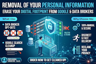 remove personal information and erase digital footprint from google