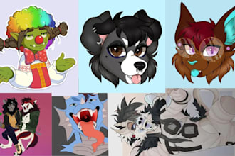 hand drawn stickers for discord furry sticker whatsapp animated stickers cartoon