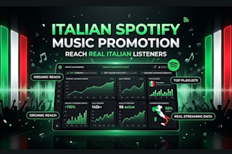 do italian spotify music promotion spotify album promotion italy spotify streams