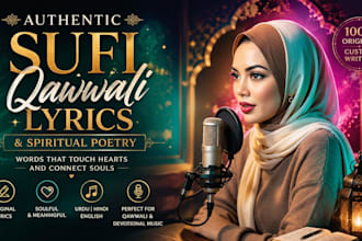record authentic sufi qawwali kalaam, spiritual poetry and devotional songs