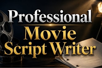 be your movie script writer