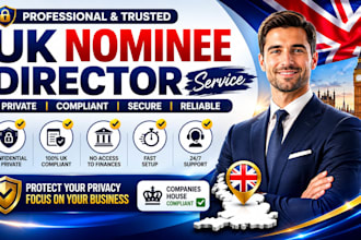 provide nominee director service for UK companies