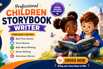 write childrens story books kids stories and short stories