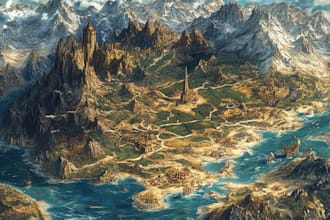 make a fantasy map for your dnd game