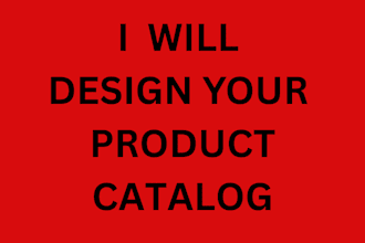design your product catalog for you