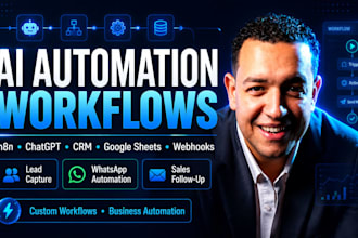 build n8n ai automation workflows with CRM and webhooks