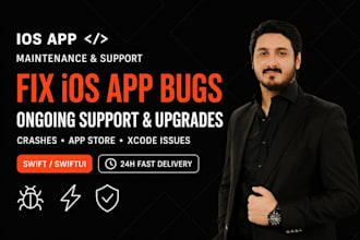 fix ios app bugs, crashes, and do maintenance in swift and swiftui