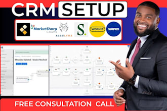 setup coconstruct marketsharp CRM acculynx salesloft workiz servicebox simpro