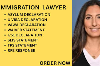 be your immigration lawyer for sijs, vawa, u visa, asylum, tps, and waivers
