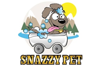 make amazing mascot vibrant logo for snazzy pet