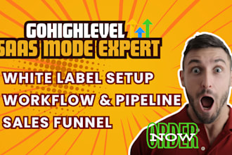 buid gohighlevel ghl automation sales funnel gohighlevel expert gohighlevel saas