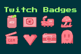 design pixel art icons, items, and game assets