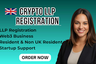 setup a tax efficient UK crypto llp for web3, blockchain and dao businesses