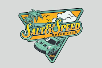 creates a memorable logo for the first auto club in coastal