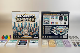 design custom card game board game and trading card game