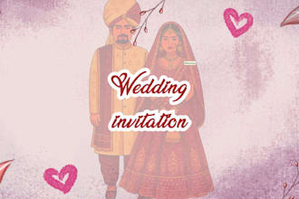 make a romantic wedding invitation video