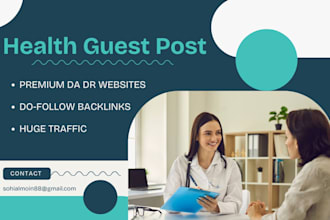 build high authority health backlinks from a health blog