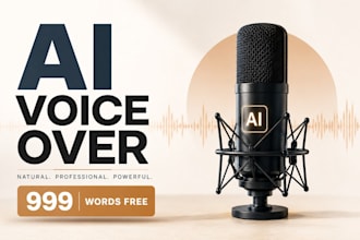create realistic ai voice over and narration