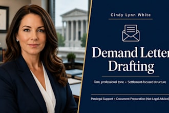 draft a powerful and persuasive legal demand letter