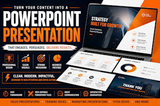 create a professional business presentation