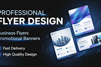 design professional flyers and promotional banners