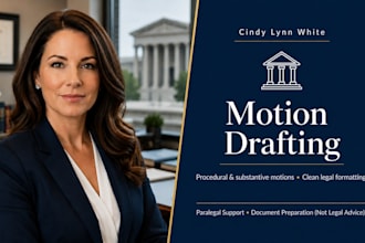 draft a precise and effective legal motion for your court case