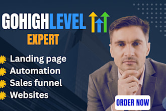 setup gohighlevel  automation gohighlevel expert gohighlevel  ghl landing page