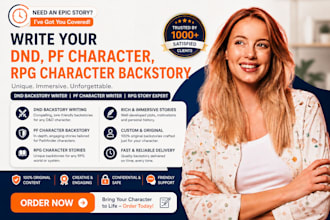 write your dnd, pf character, rpg character backstory