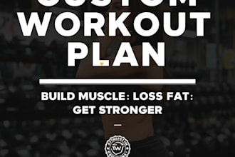 create a custom workout plan to build muscle and lose fat